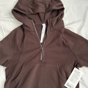 Lululemon Brown Half-Zip Hoodie